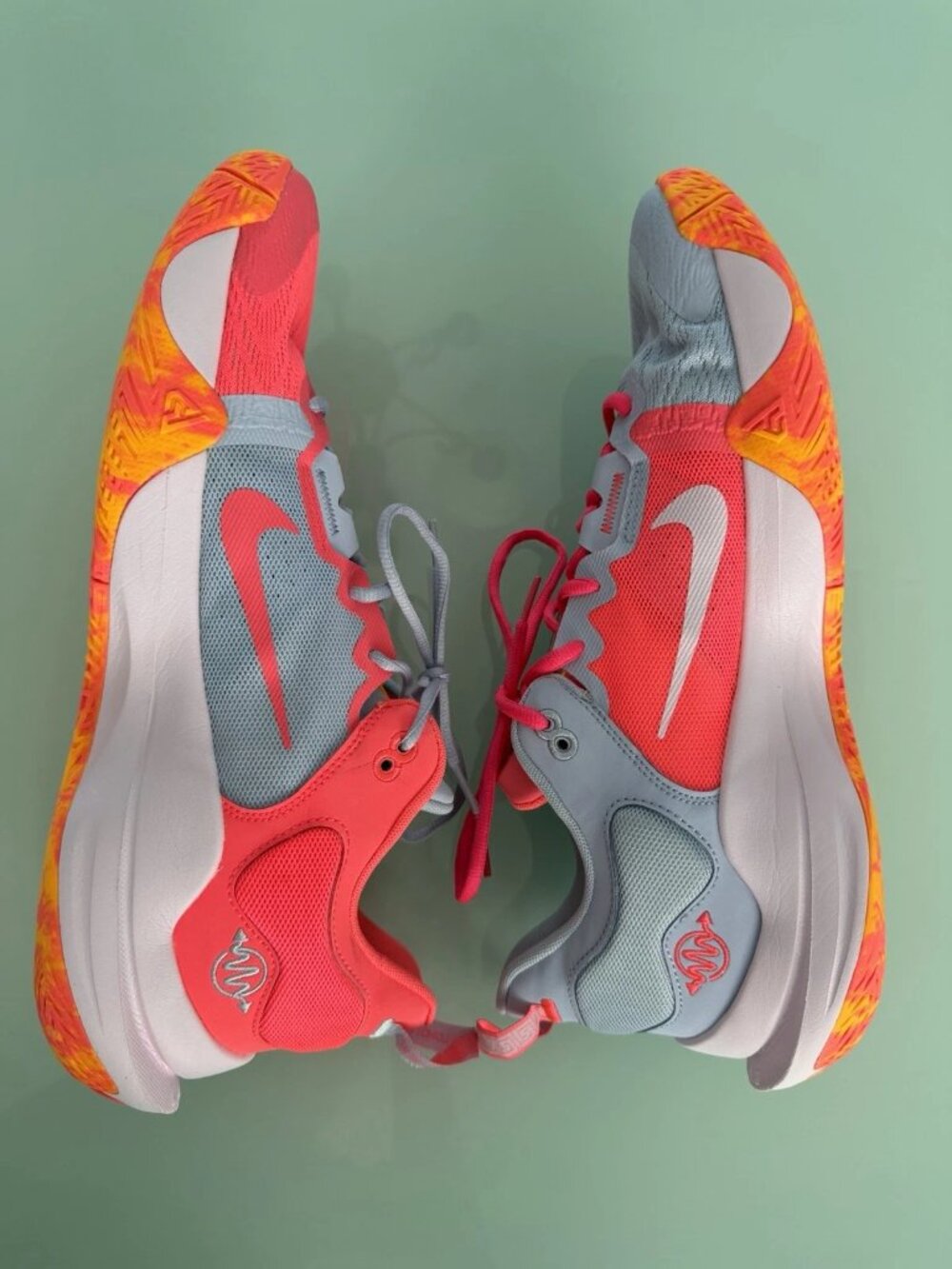 Nike Giannis Immortality 2 Mens Basketball Shoes Hot Punch/Laser Orange Size 14